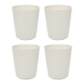 4pc Ecology Ottawa Stoneware Latte/Coffee Drinking Cups Calico Cream Set 250ml