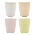 4pc Ecology Ottawa Stoneware Latte/Coffee Drinking Cup Pastel Colours Set 250ml