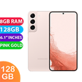 Samsung Galaxy S22 (128GB, Pink) Australian Stock - Refurbished (Excellent)