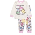 Hello Kitty Kids Knit Pyjama Set - Whitecap Grey & Pink