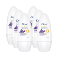 6 x Dove Nourishing Secrets Deodorant Roll On Lavender & Rose 50mL