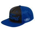 FORD Embroidered Logo Flat Peak Baseball Hat Cap