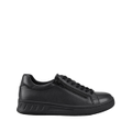 Womens Hush Puppies Spin Black / Black Ladies Sneakers Casual Lace Up Shoes