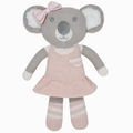 Living Textiles Baby/Newborn/Infant Cotton Chloe the Koala Knitted Toy