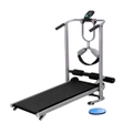 FitnessLab Manual Treadmill Mini Incline Fitness Machine Walking Home Gym Multi-Exercise