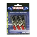 Charge Insulated Alligator Clips 3 x Pos 3 x Neg