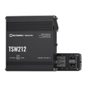 Teltonika TSW212 - L2 Teltonika Networks managed switch with additional L3 features, 8 x Gigabit Ethernet ports & 2 x SFP ports
