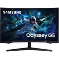 Samsung Odyssey G5 32" QHD 165Hz Curved Gaming Monitor 2560x1440 - 1ms - DisplayPort - HDMI - AMD FreeSync - Flicker Free - 1000R - Tilt Adjustable - 75x75 VESA [LS32CG552EEXXY]