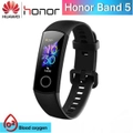 Huawei Original Honor Band 5 Smart Wristband Oximeter Amoled Touch Color Screen Sports Bracelet Black