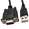 Rs232 Female Serial Conversion Cable Db9 To Usb Male Cord 1.8M
