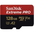 SanDisk Extreme Pro 128GB Mobile microSDXC 200MB/S read, 90MB/s write CLASS [SDSQXCD-128G-GN6MA]