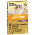 Bayer - Advocate - Flea & Worm Control - Cats over 4kg - 3 x 0.8ml