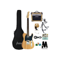 Haze HSTL10NT Solid Body Electric Guitar, S-S +15W Amplifier +Stand+Accessory Pack