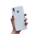 Anymob Huawei Matte Simple White Candy Color Mobile Phone Case