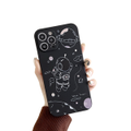 Anymob iPhone Case Black Creative Astronaut Silicon Soft Cover
