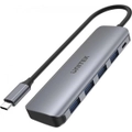 Unitek H1107A P5+ 4 Ports Powered USB-C Hub - USB 3.1 5-in-1 Multi-Port Hub with [H1107A]