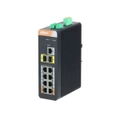 Dahua PFS4210-8GT-DP-V2 10-Port Gigabit Industrial Managed Switch With 8-Port PoE [DH-PFS4210-8GT-DP-V2]