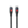 Remax Lesu Pro RC-188I PD 20W Type-C to Lightning Fast Charging & Data Cable - 1M, 5A, for iPhone & iPad, 480Mbps - Aluminum Alloy Braid