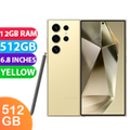 Samsung Galaxy S24 Ultra 5G (12GB RAM, 512GB, Titanium Yellow) - BRAND NEW