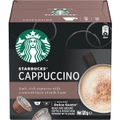 STARBUCKS by NESCAFÉ Dolce Gusto Cappuccino Coffee Capsules 30 Servings (5 Box)