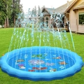 Outdoor Inflatable Sprinkler Water Mat for Kids