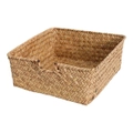 Straw 20cm Napkin Holder Basket Square Storage Organiser Home Decor Natural