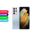 Samsung Galaxy S21 Ultra 5G (256GB, Silver) Australian Stock - Grade (Excellent)