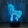 3D Illusion Acrylic LED Unicorn Children's Night Light