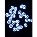 300 Cool White LED Concave Bulb Christmas Fairy String Lights - 15m