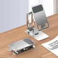 Folding Aluminum Alloy Mobile Phone Desktop Holder for iPhone or iPad