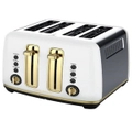Morphy Richards Ascend Soft Gold 4 Slice Toaster - White
