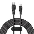 Baseus Pudding Series Fast Charging Cable USB-C to IP 20W 1.2m (Black) - Black