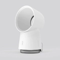 3 in 1 Mini Cooling Fan Bladeless Desktop Mist Humidifier w/ LED Light