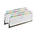 CORSAIR Dominator Platinum RGB 32GB 2x16GB DDR5 UDIMM 5600Mhz C36 1.25V White Desktop PC Gaming Memory