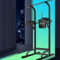 Finex Power Tower Chin Up Bar Weight Bench Push Pull Up Knee Raise Gym Station