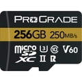 ProGrade Digital 256GB MicroSDXC UHS-II Memory Card w/adapter - 60 ( Gold )