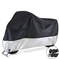 OZNALA L Motorcycle Cover Waterproof Wind Shelter Heavy Duty Dust Storage Protective