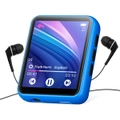 32GB MP3 Player Bluetooth 5.0, Full Touch Color Screen Portable Mini MP3 Player, Hifi Lossless Music Player with Speakers, FM Radio, Voice Recording, Pedometer, E-Book, Support up to 128GB