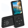 AGPTEK 8GB MP3 Player, A02 70 Hours Playback Lossless Sound Music Player (Supports up to 128GB), Black