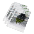 75pc Leitz Recycle A4 File Plastic Sheet Sleeve Document Paper Protector CLR
