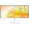 Samsung ViewFinity S65TC 34" Curved 1000R Thunderbolt4 Ultrawide Monitor - White [LS34C650TAEXXY]