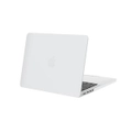 Apple 14" Macbook Pro (2021-2023) Matte Rubberized Hard Shell Case Cover - Matte White, For Models: A2442 with M1 Pro M1 Max / A2779 with M2 Pro M2 MAX Chip / A2918 A2992 [NBAOEM0152]
