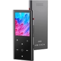 64GB MP3 Player, MP3 Player with Bluetooth 5.2, 2.4" Large Screen, Portable MP3 with Speaker, Metal Body, FM Radio, E-Book, One Key Voice Record, Alarm, Headphones Included