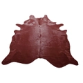 NSW Leather Chestnut Dyed Cow Hide Rug