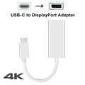 USB 3.1 Type C USB-C Thunderbolt 3 Male to DisplayPort DP Female 4K Video Adapter Cable for Macbook/Surface book 2