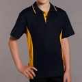 MEDAL - Kids TrueDry Contrast Short Sleeve Polo