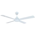Brilliant Tempo 48 Inch White AC Ceiling Fan Plywood Blade AC 65W Motor, Supplied with 3 speed wall control, Option Remote control available, Diameter 48" - 1220mm [100010/05]