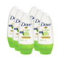 6 x Dove Go Fresh Roll-On Deodorant Cucumber & Green Tea 40mL