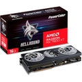 Powercolor Hellhound AMD Radeon RX 7800 XT OC 16GB GDDR6 Graphics Card 2.5 Slot - 2x 8 Pin Power - Minimum 750W PSU - LED Switch Blue or Purple [RX7800XT 16G-L/OC]