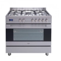 Euro Freestanding Oven 900mm Dual Fuel Stainless Steel EV900DPSX